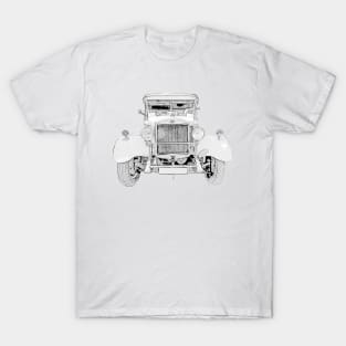 Classic 1920s Leyland charabanc bus T-Shirt